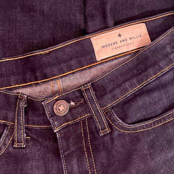 IMOGENE + WILLIE Jane Dark Wash Skinny Ankle Jeans Denim Low Rise Size 27 - Picture 11 of 14